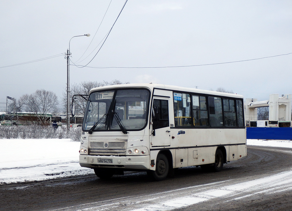 Санкт-Петербург, ПАЗ-320402-05 № 8749