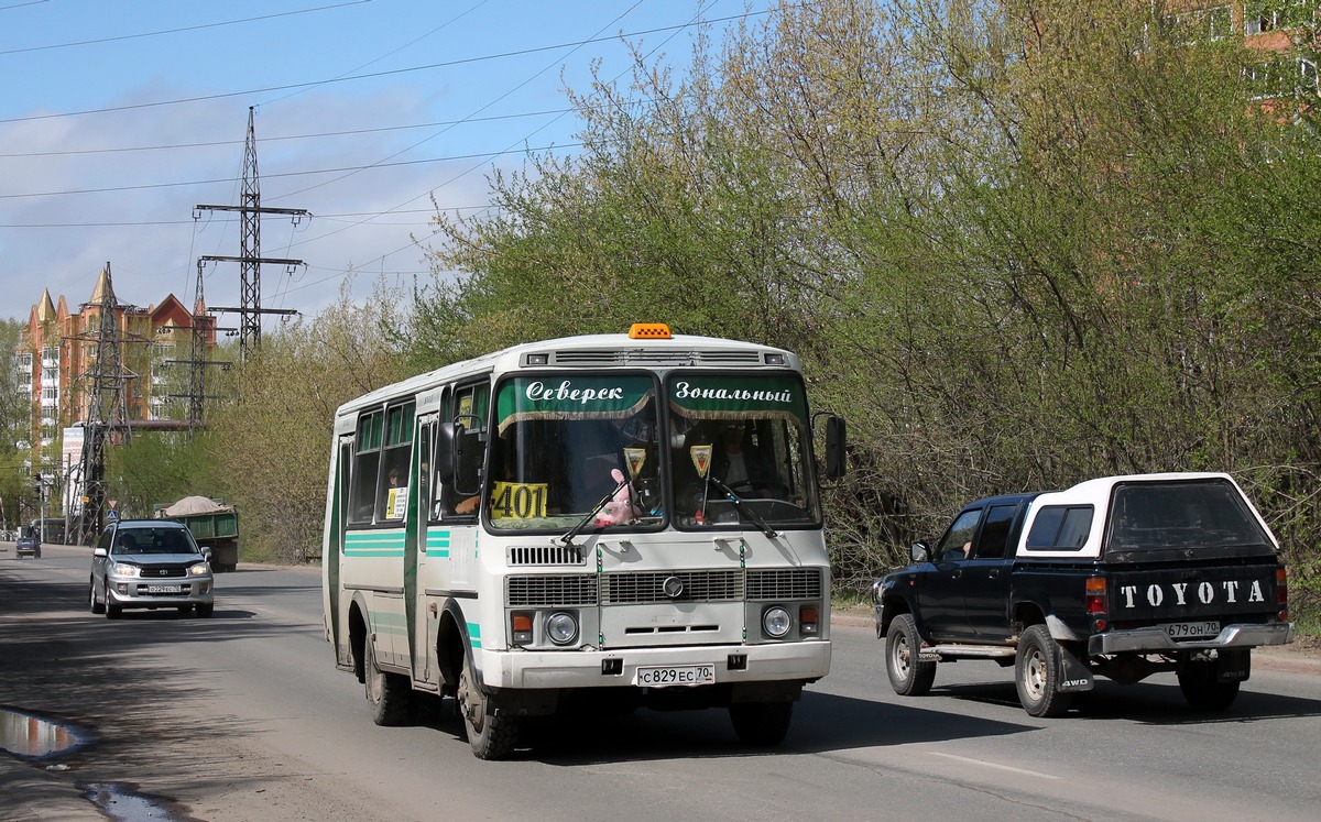 Томская область, ПАЗ-3205-110 № С 829 ЕС 70