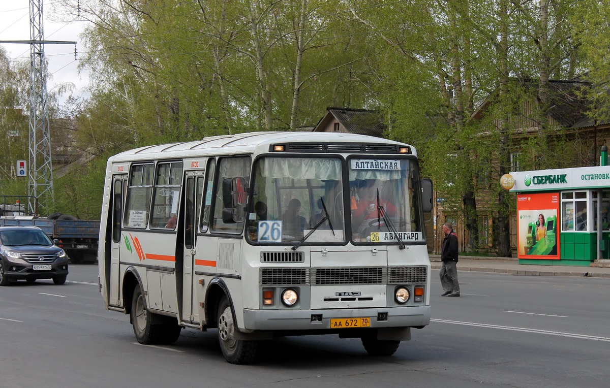 Томская область, ПАЗ-32054 № АА 672 70