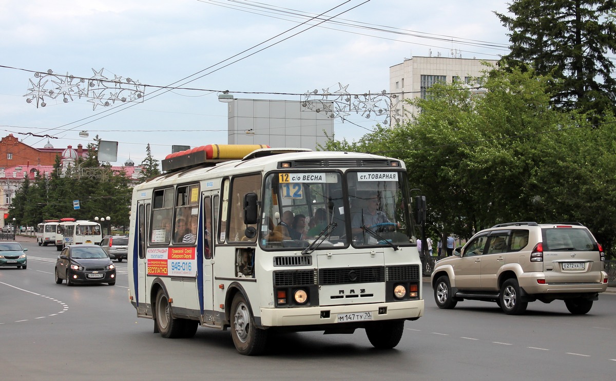 Томская область, ПАЗ-32054 № М 147 ТУ 70