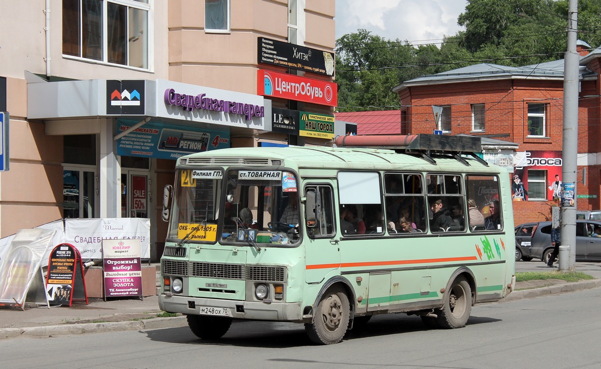 Томская область, ПАЗ-32054 № М 248 ОХ 70