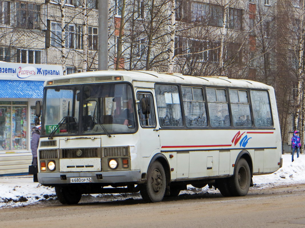 Кировская область, ПАЗ-4234 № А 680 ОР 43