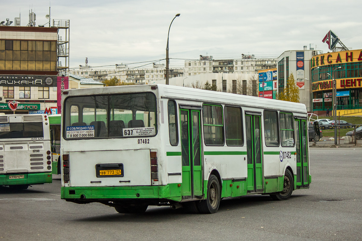 Москва, ЛиАЗ-5256.25 № 07482