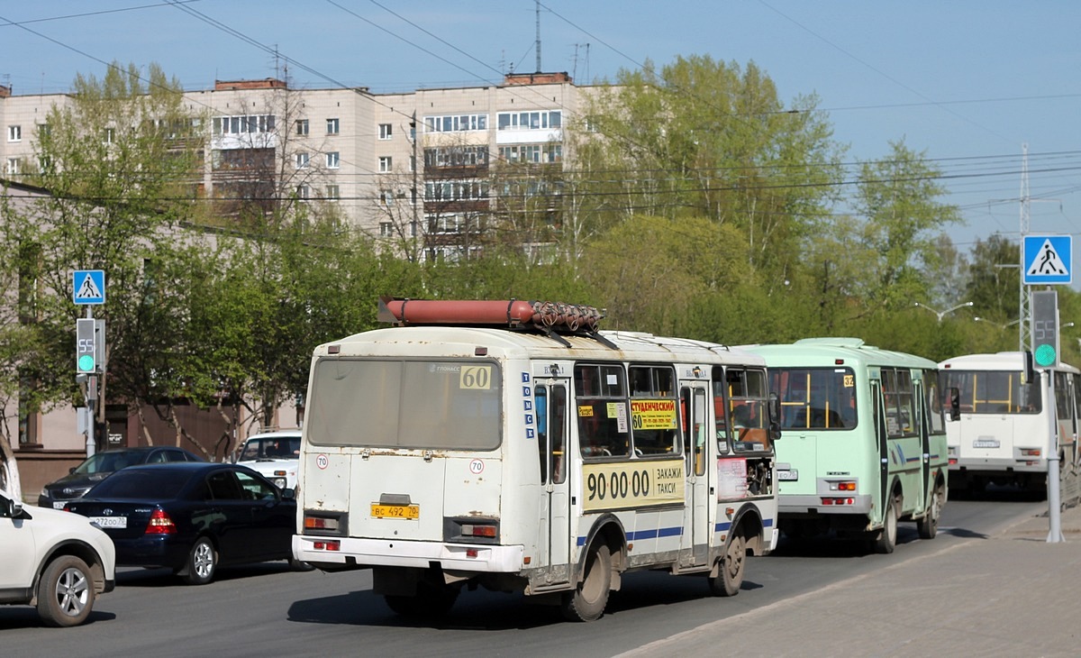 Томская область, ПАЗ-32054 № ВС 492 70