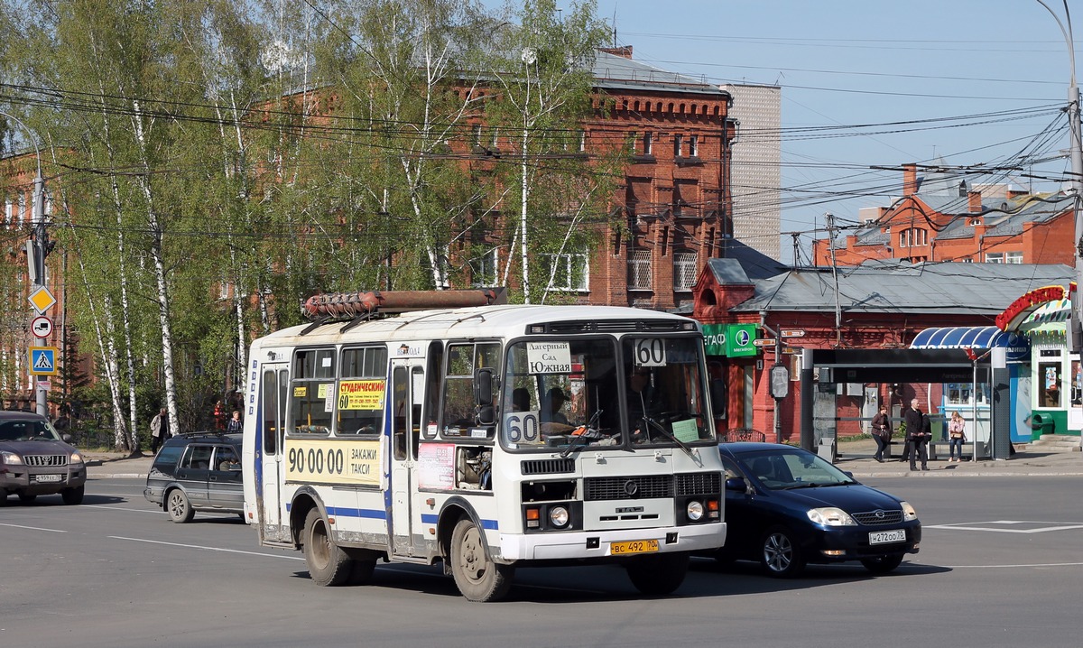 Tomsk region, PAZ-32054 # ВС 492 70