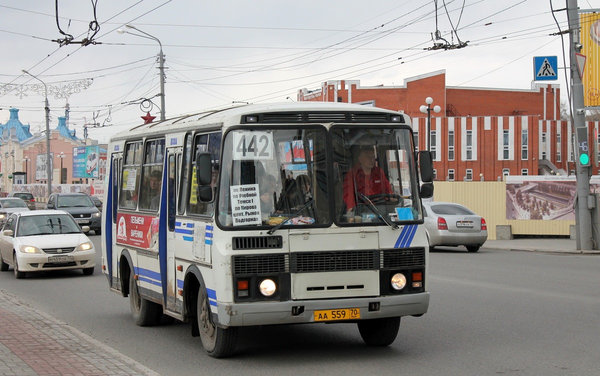 Tomsk region, PAZ-3205-110 # АА 559 70