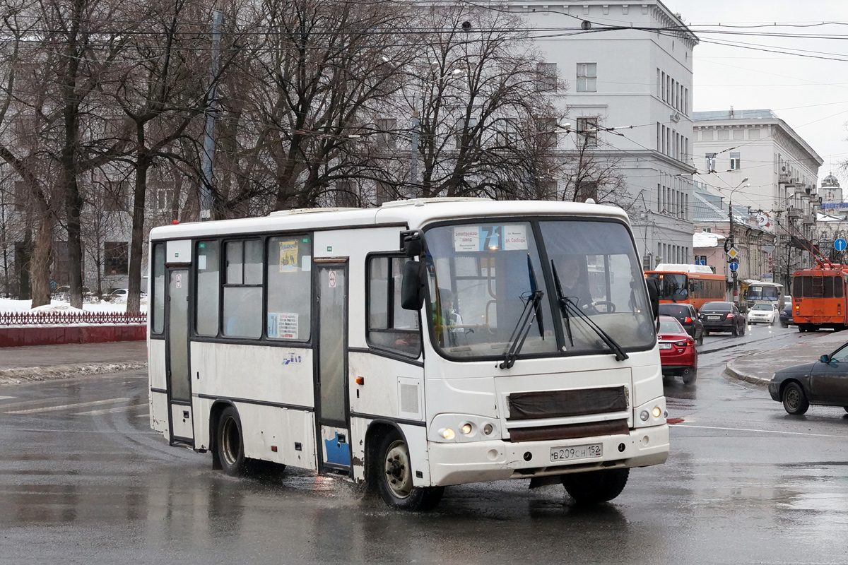 Нижегородская область, ПАЗ-320402-03 № В 209 СН 152