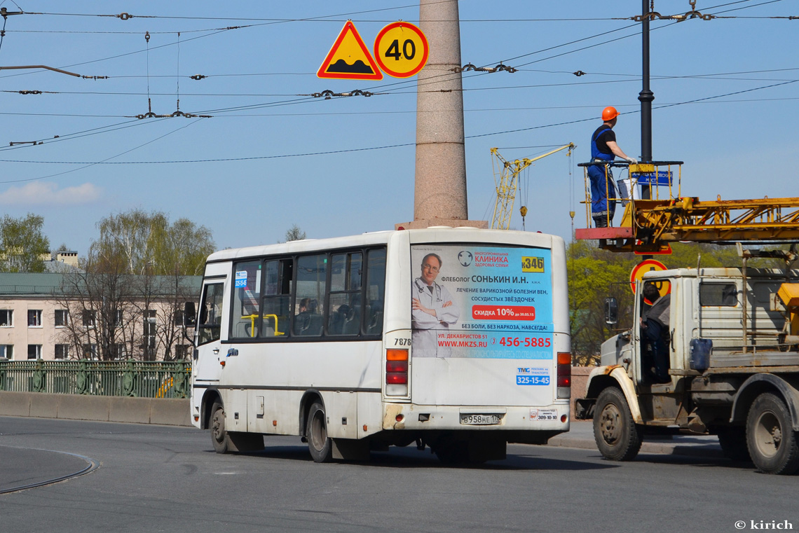 Санкт-Петербург, ПАЗ-320402-05 № 7878