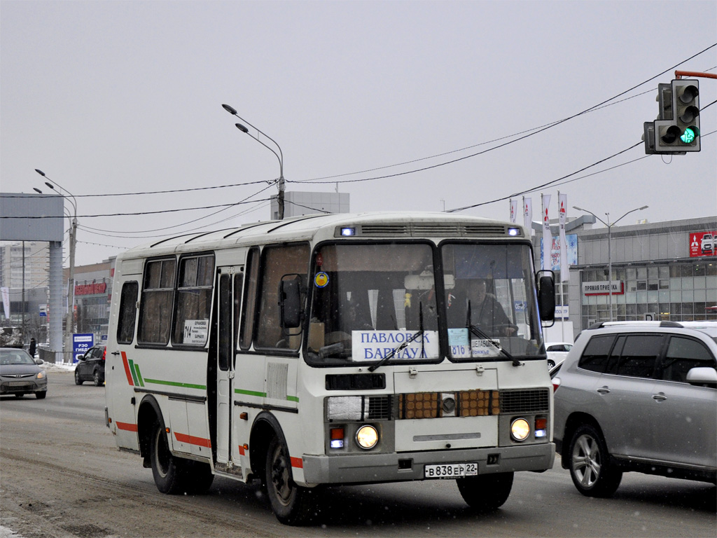 Алтайский край, ПАЗ-32053 № В 838 ЕР 22