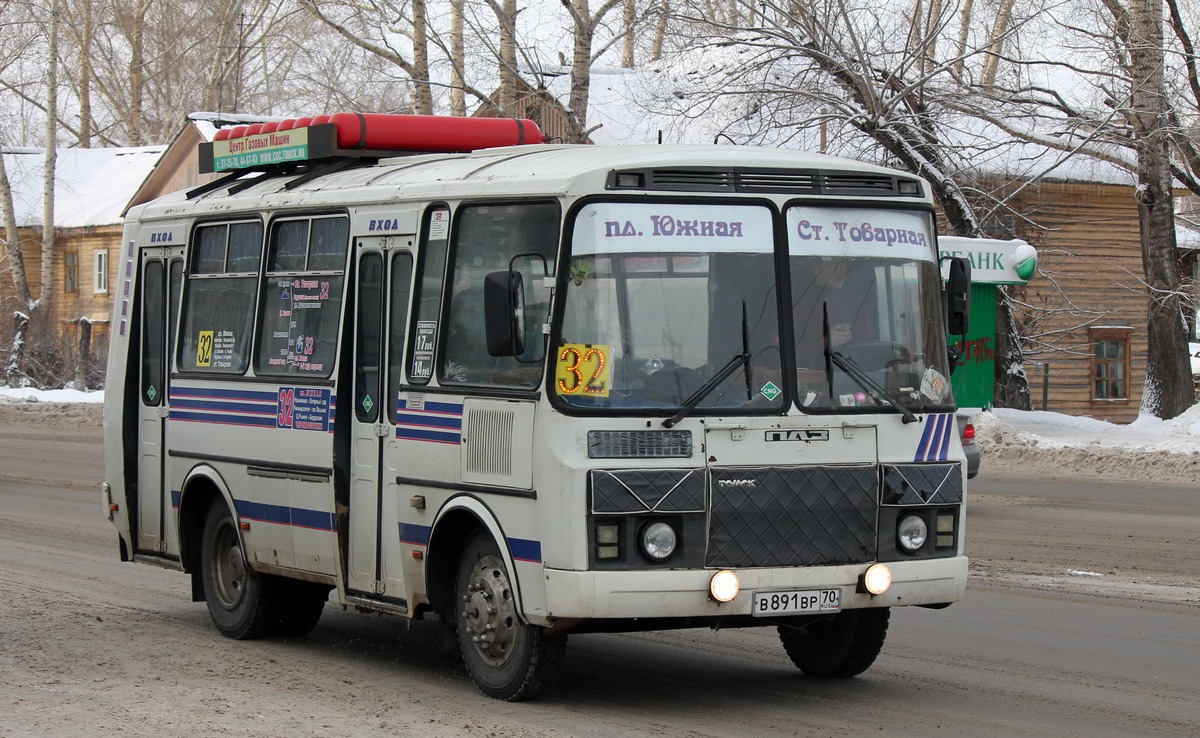 Томская область, ПАЗ-32051-110 № В 891 ВР 70