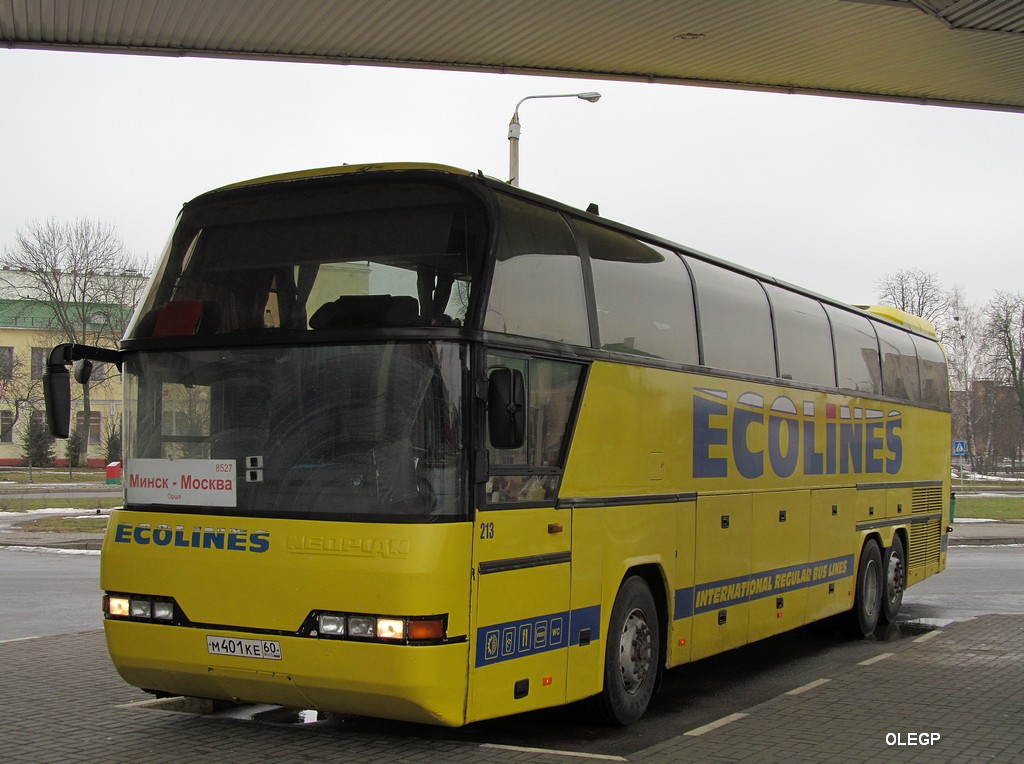 Санкт-Петербург, Neoplan N118/3H Cityliner № 213