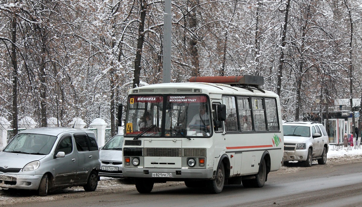 Томская область, ПАЗ-32054 № Е 821 РК 70