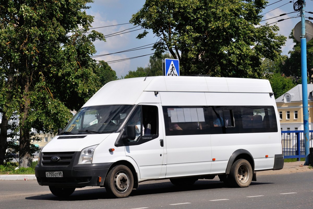 Tver region, Nizhegorodets-222709  (Ford Transit) # С 755 ОТ 69