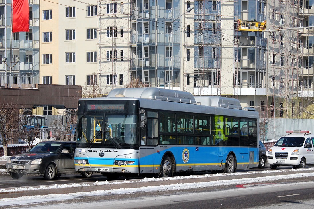 Алматы, Yutong ZK6118HGA № 572