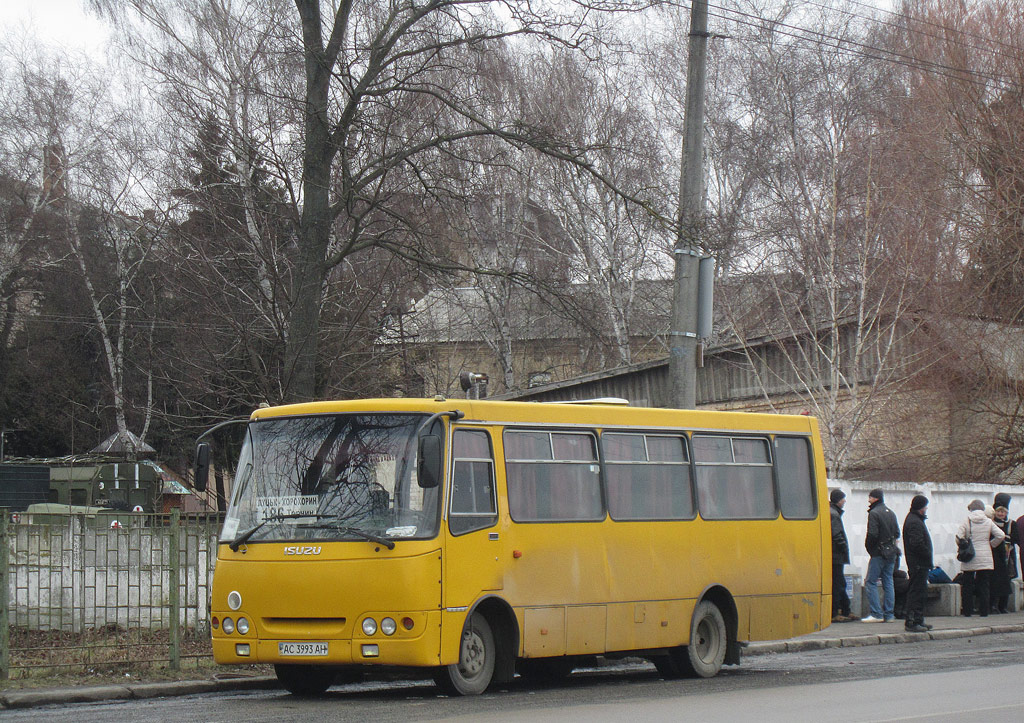 Волынская область, Богдан А09202 № AC 3993 AH