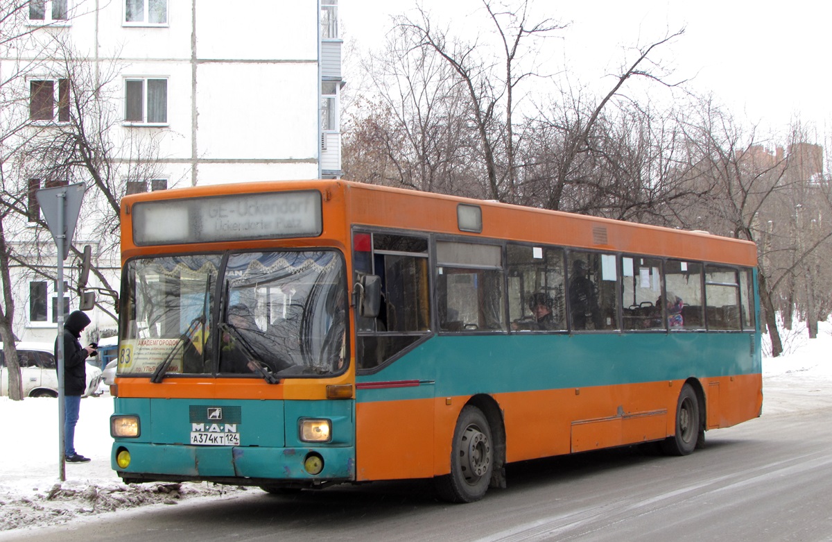 Красноярский край, MAN 791 SL202 № А 374 КТ 124