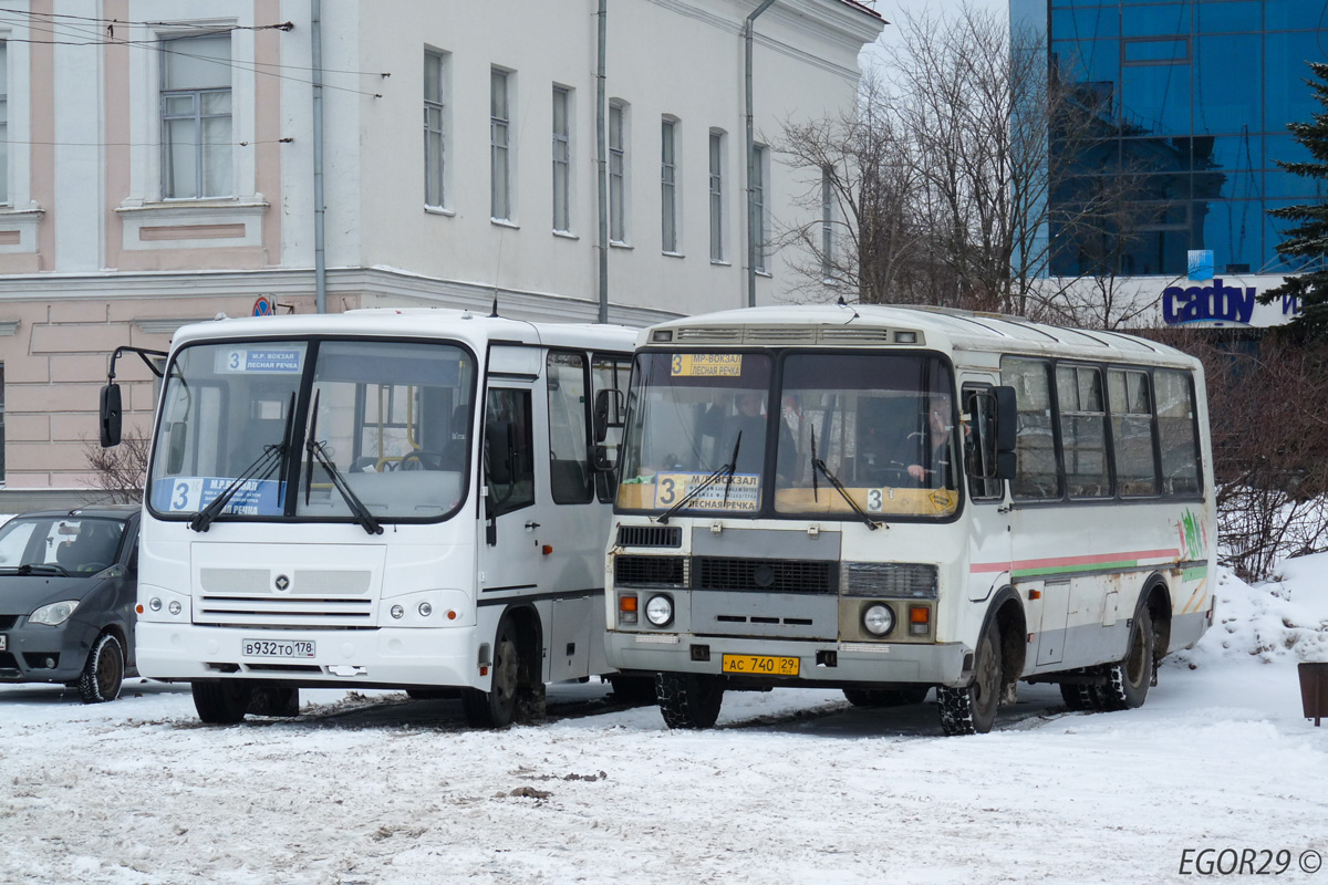 Архангельская область, ПАЗ-32054 № АС 740 29; Архангельская область — Разные фотографии