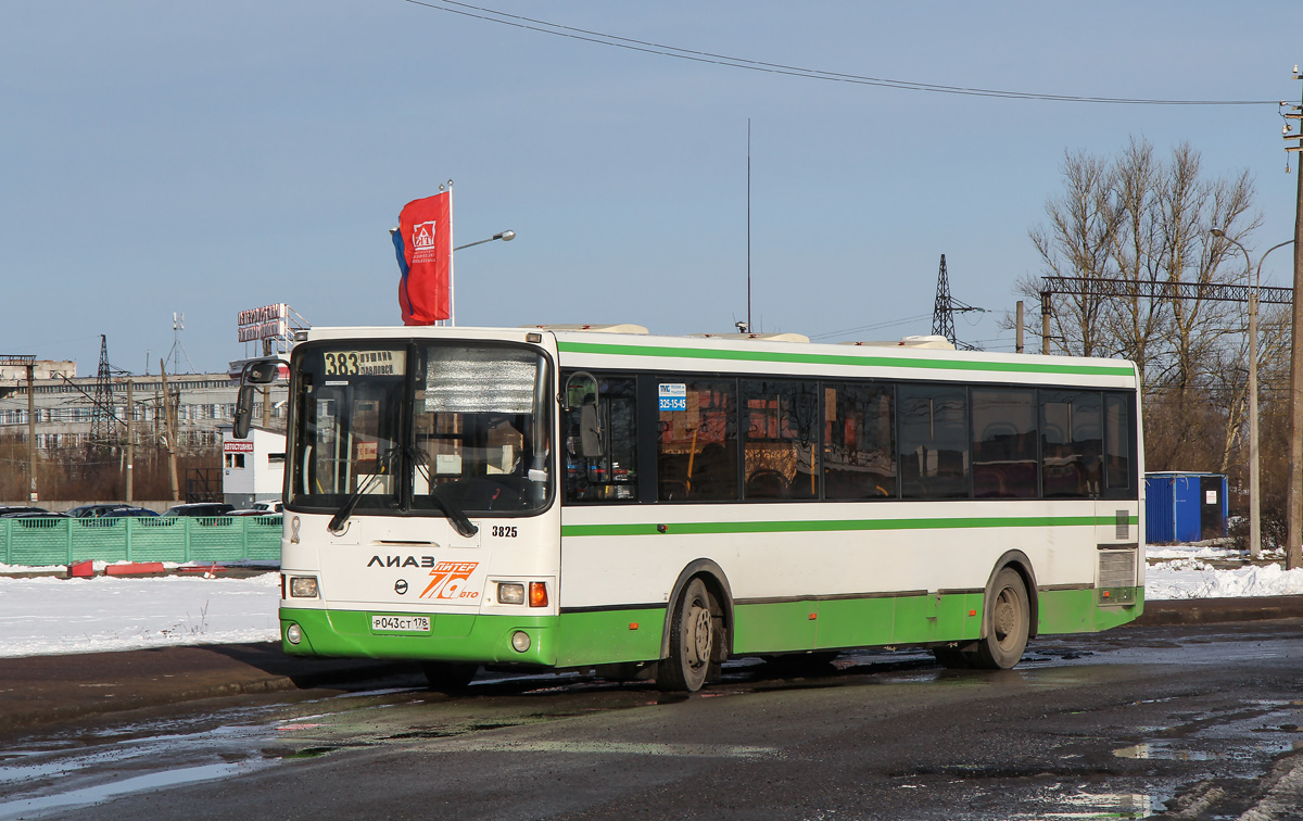 Санкт-Петербург, ЛиАЗ-5293.60 № 3825