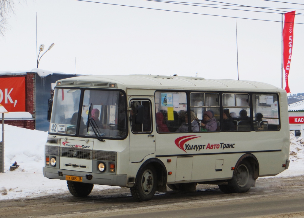 Удмуртия, ПАЗ-32054 № СА 085 18