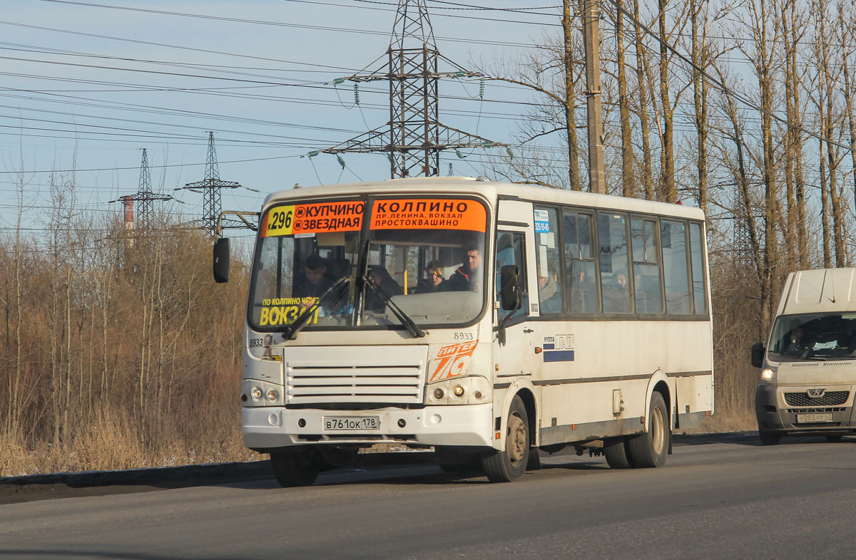 Санкт-Петербург, ПАЗ-320412-05 № 8933