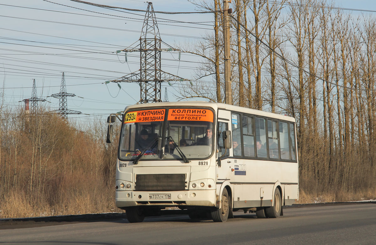 Санкт-Петербург, ПАЗ-320412-05 № 8929