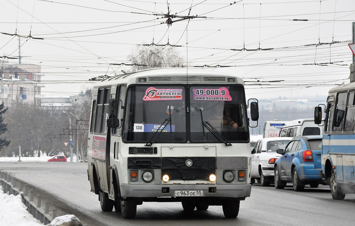 Омская область, ПАЗ-32053 № С 963 ОЕ 55