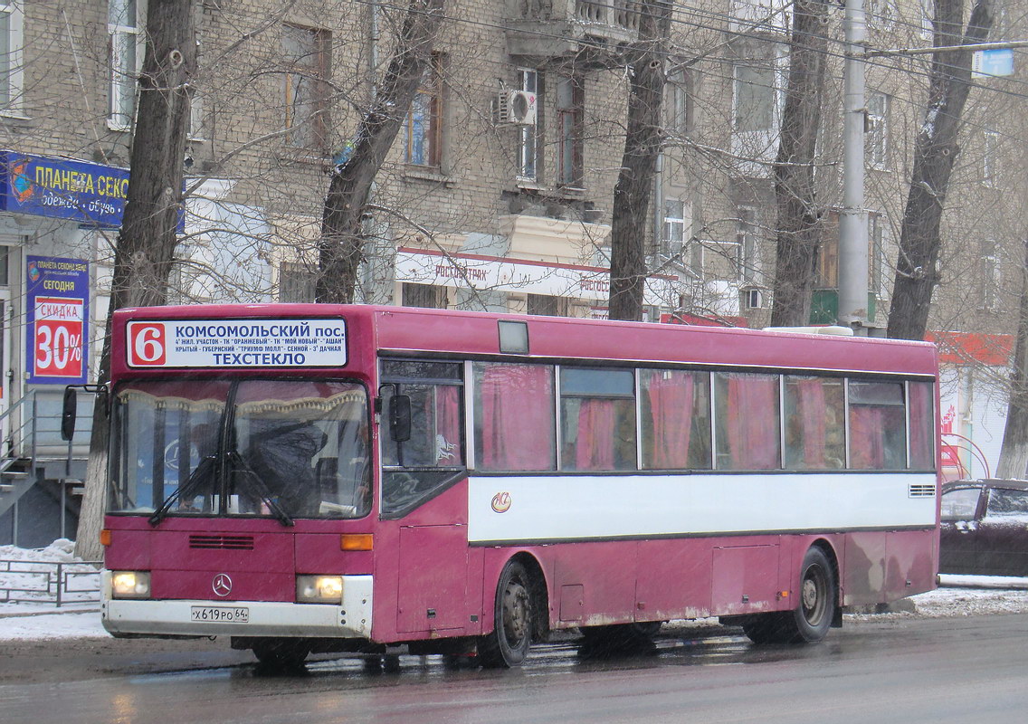 Саратовская область, Mercedes-Benz O405 № Х 619 РО 64 — Фото — Автобусный  транспорт