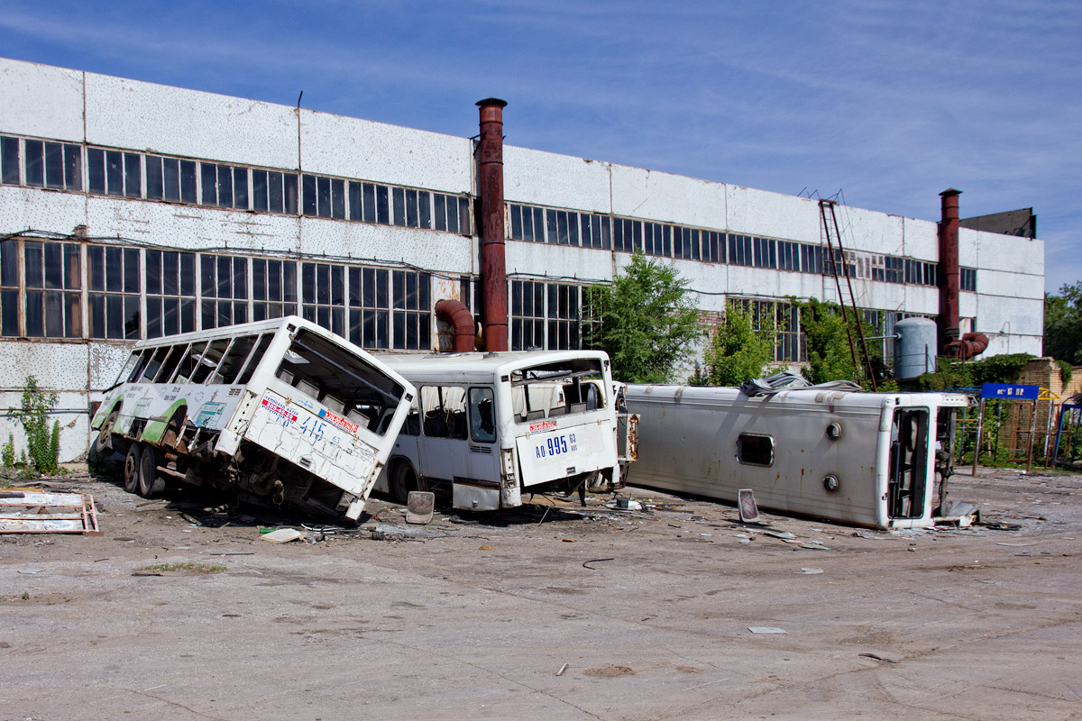 Самарская область, Mercedes-Benz O345 № 556; Самарская область, Mercedes-Benz O345 № 40444; Самарская область — Автобусные парки, автокомбинаты, автопредприятия