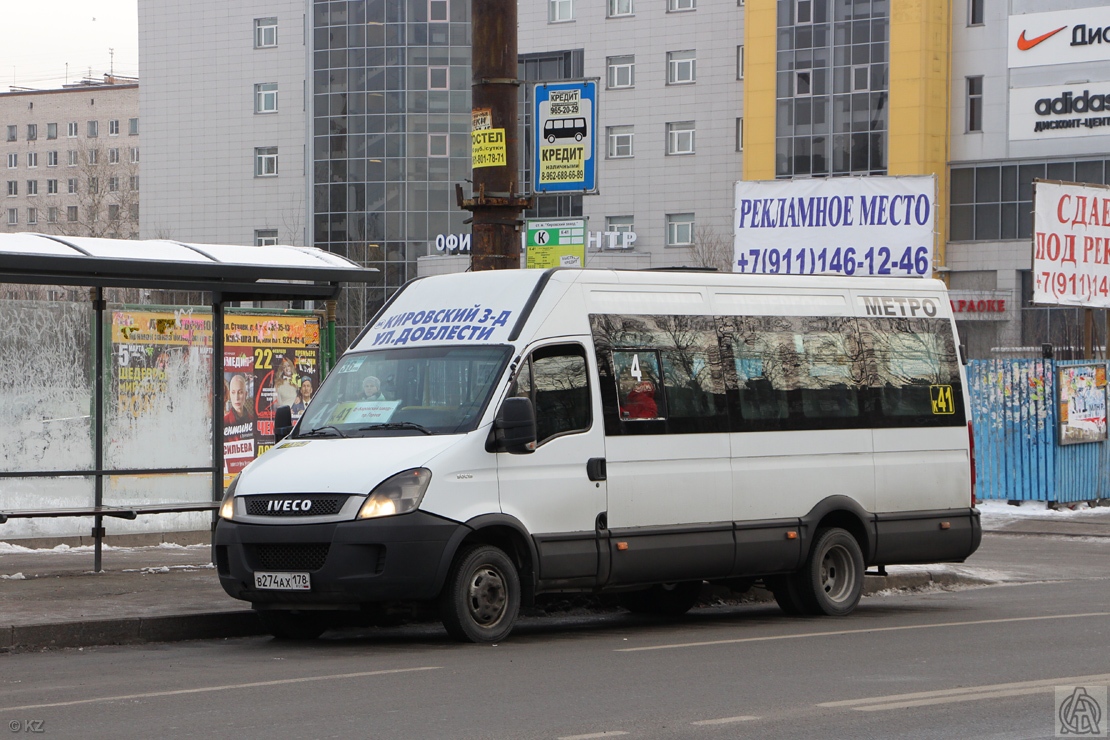 Санкт-Петербург, Нижегородец-2227UU (IVECO Daily) № В 274 АХ 178