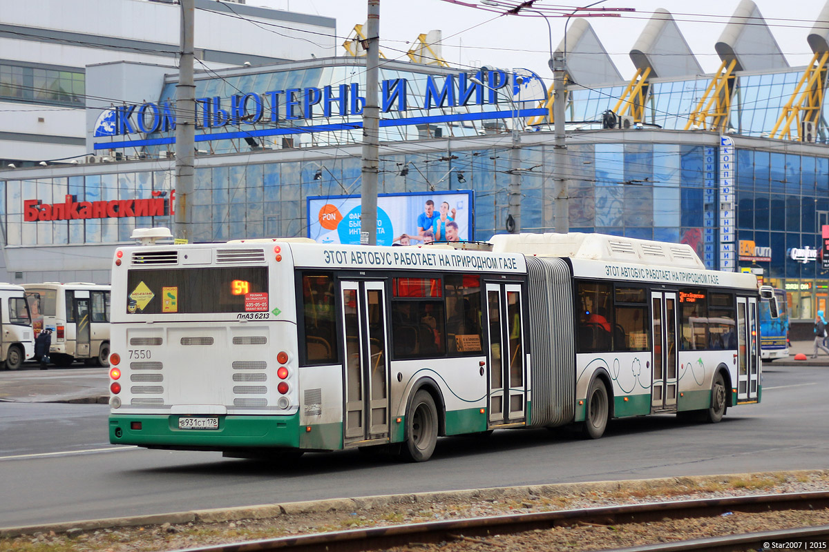 Sankt Petersburg, LiAZ-6213.71 Nr 7550