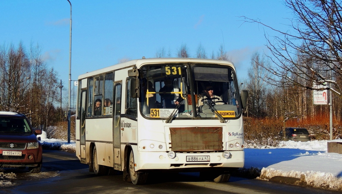 Ленінградская вобласць, ПАЗ-320402-05 № В 886 УА 47