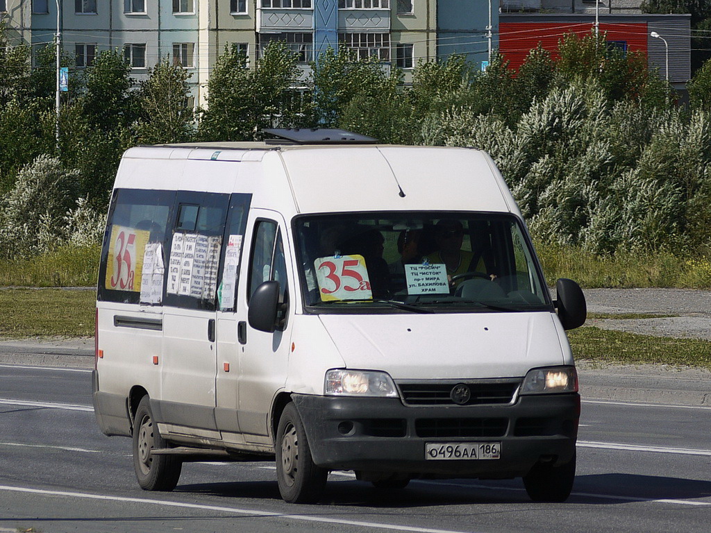 Ханты-Мансийский АО, FIAT Ducato 244 CSMMC-RLL, -RTL № О 496 АА 186