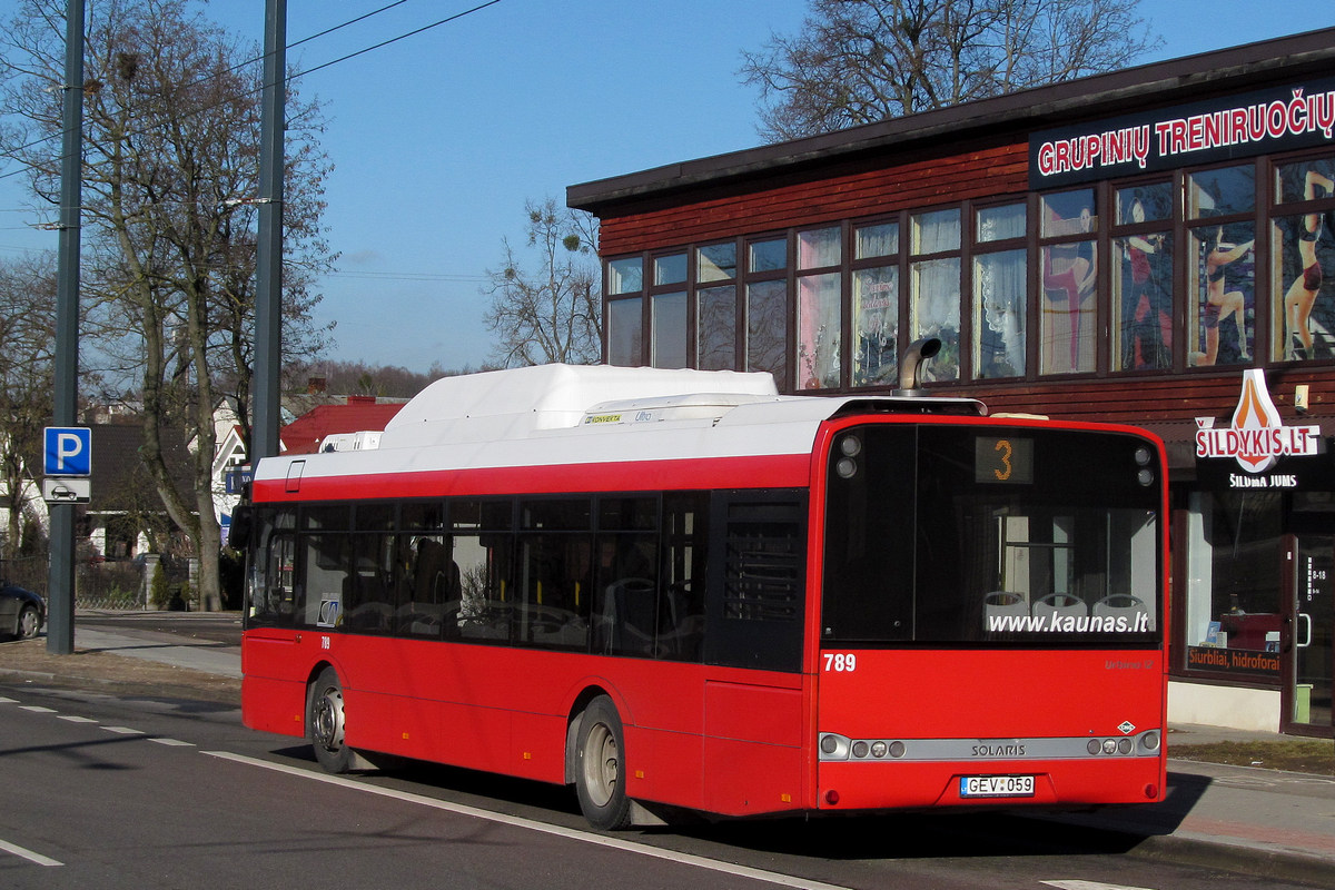 Литва, Solaris Urbino III 12 CNG № 789