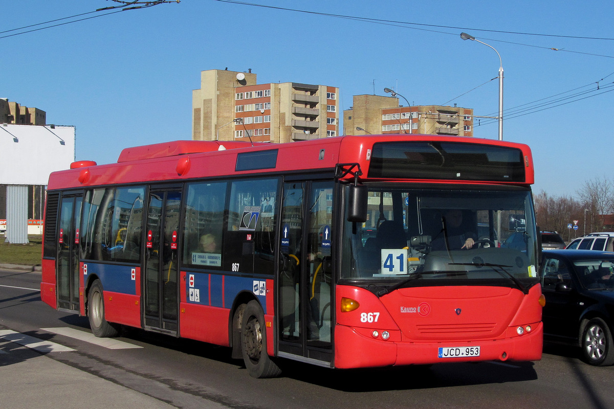 Литва, Scania OmniCity II № 867