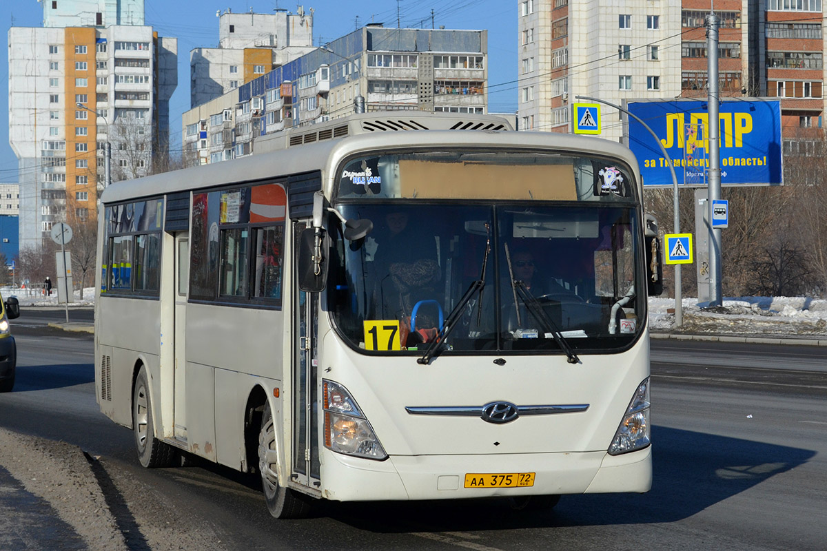 Тюменская область, Hyundai New Super AeroCity 1F/L № АА 375 72