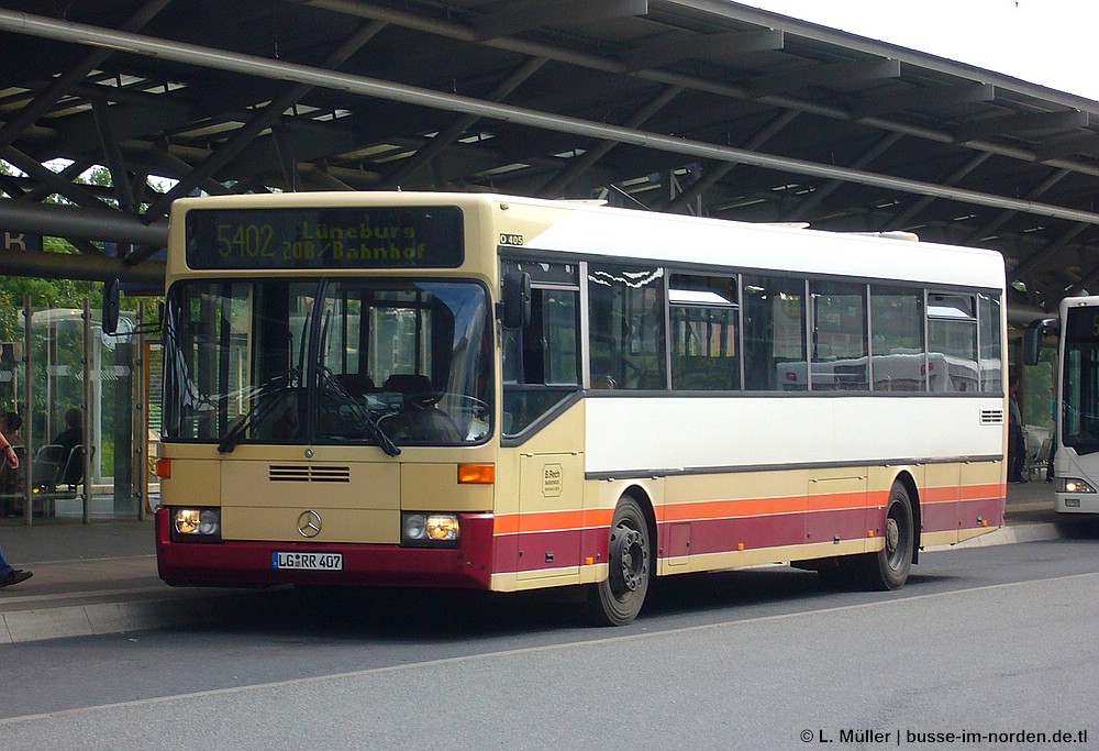 Нижняя Саксония, Mercedes-Benz O405 № LG-RR 407