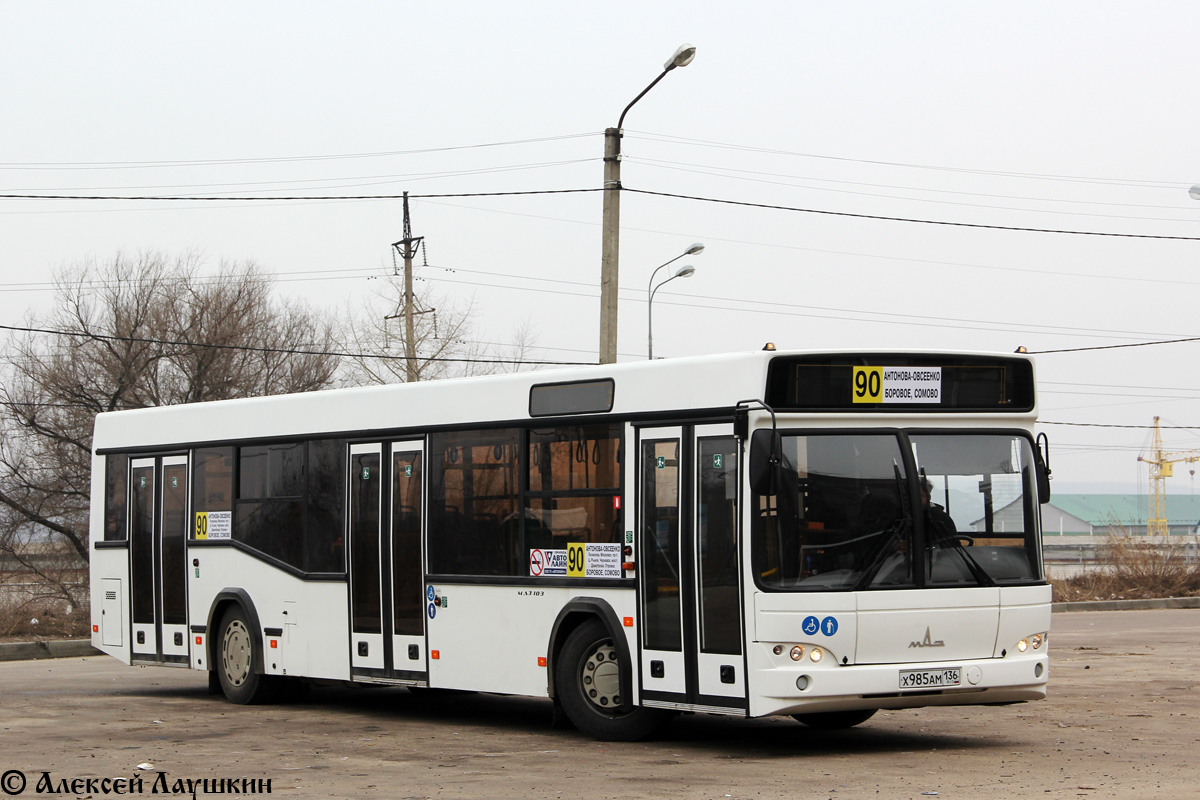 Воронежская область, МАЗ-103.485 № Х 985 АМ 136