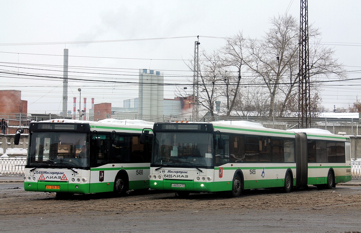 Москва, ЛиАЗ-6213.22 № 15455