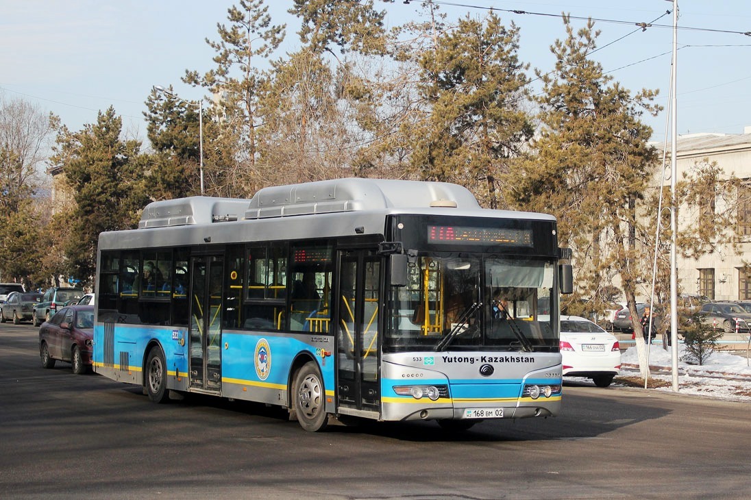 Алматы, Yutong ZK6118HGA № 533