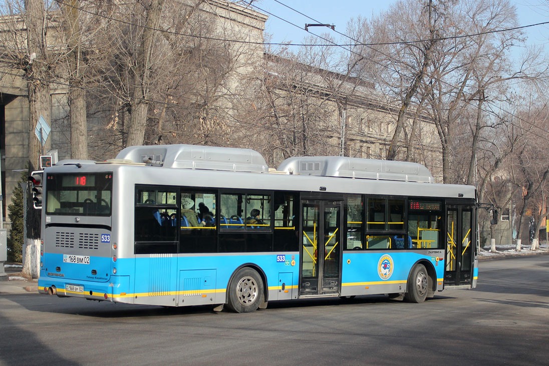 Алматы, Yutong ZK6118HGA № 533