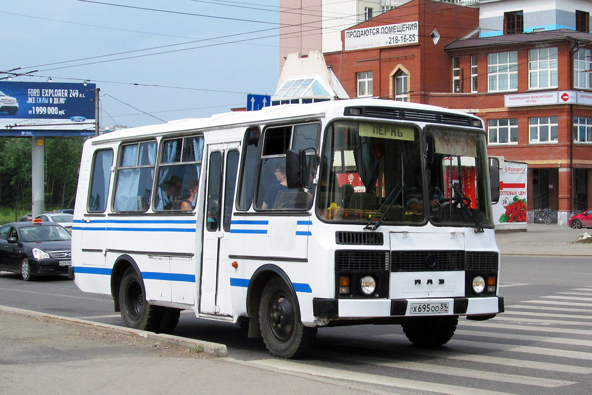 Пермский край, ПАЗ-3205 (00) № Х 695 ОО 59
