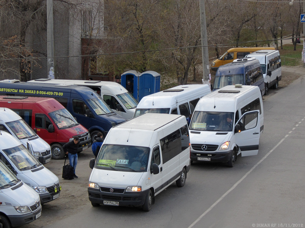 Волгоградская область, FIAT Ducato 244 [RUS] № Р 911 КС 34 — Фото —  Автобусный транспорт