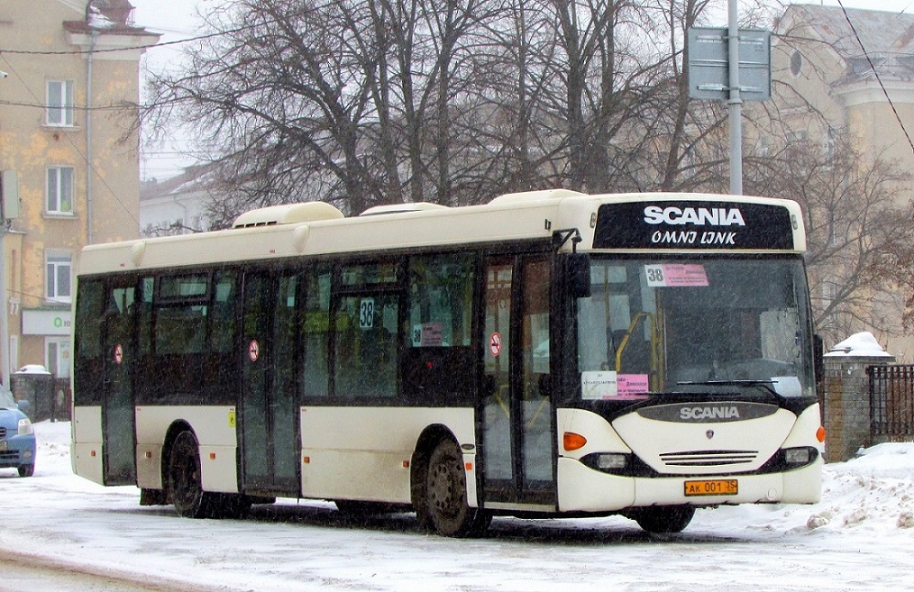 Вологодская область, Scania OmniLink I (Скания-Питер) № АК 001 35