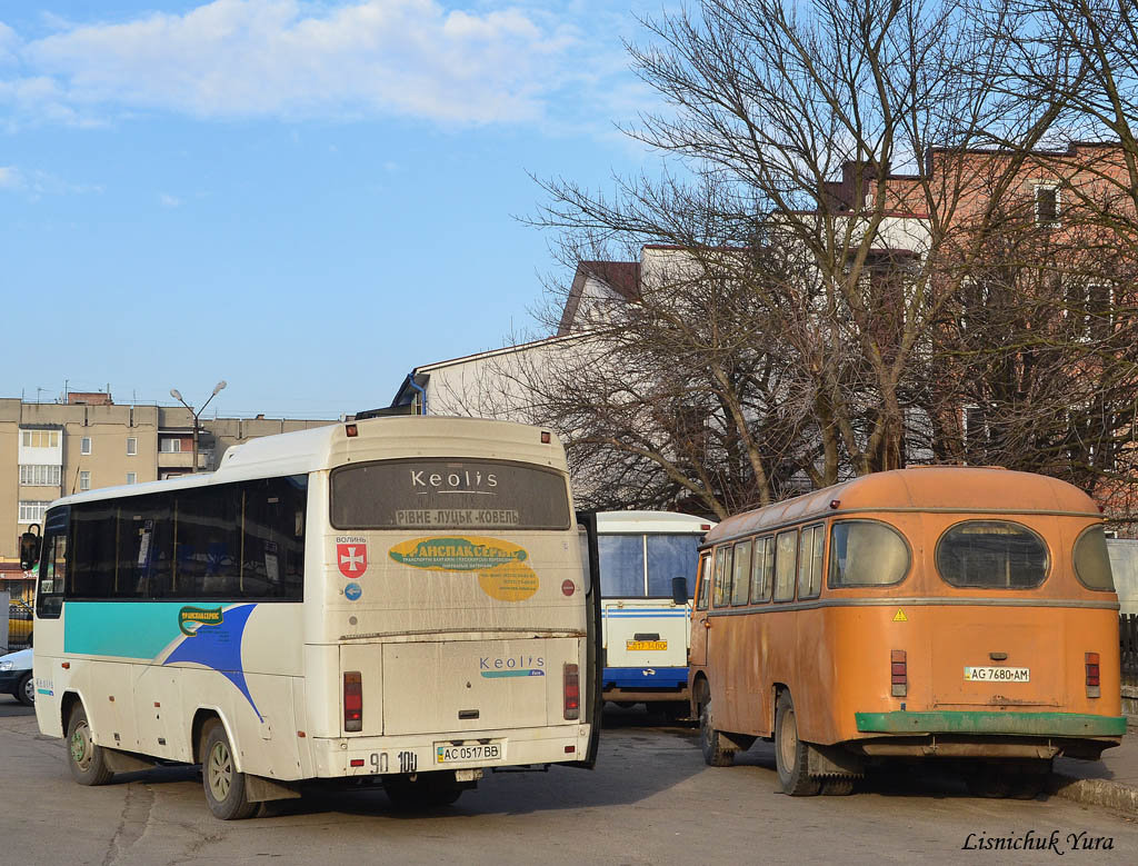 Волынская область, TEMSA Prestij № AC 0517 BB; Волынская область, ПАЗ-672М № AC 7680 AM