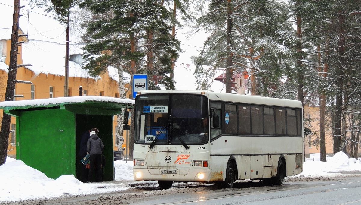 Ленинградская область, ЛиАЗ-5256.58 № 3528