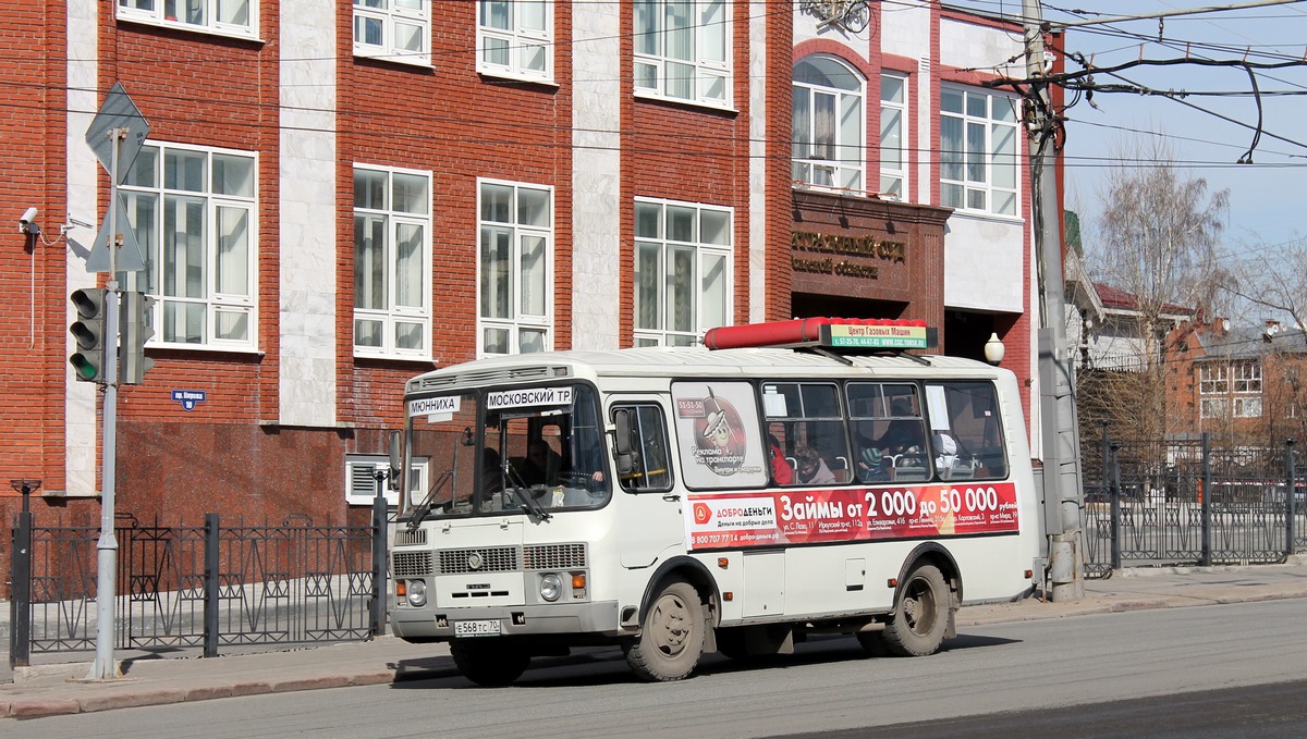 Томская область, ПАЗ-32054 № Е 568 ТС 70