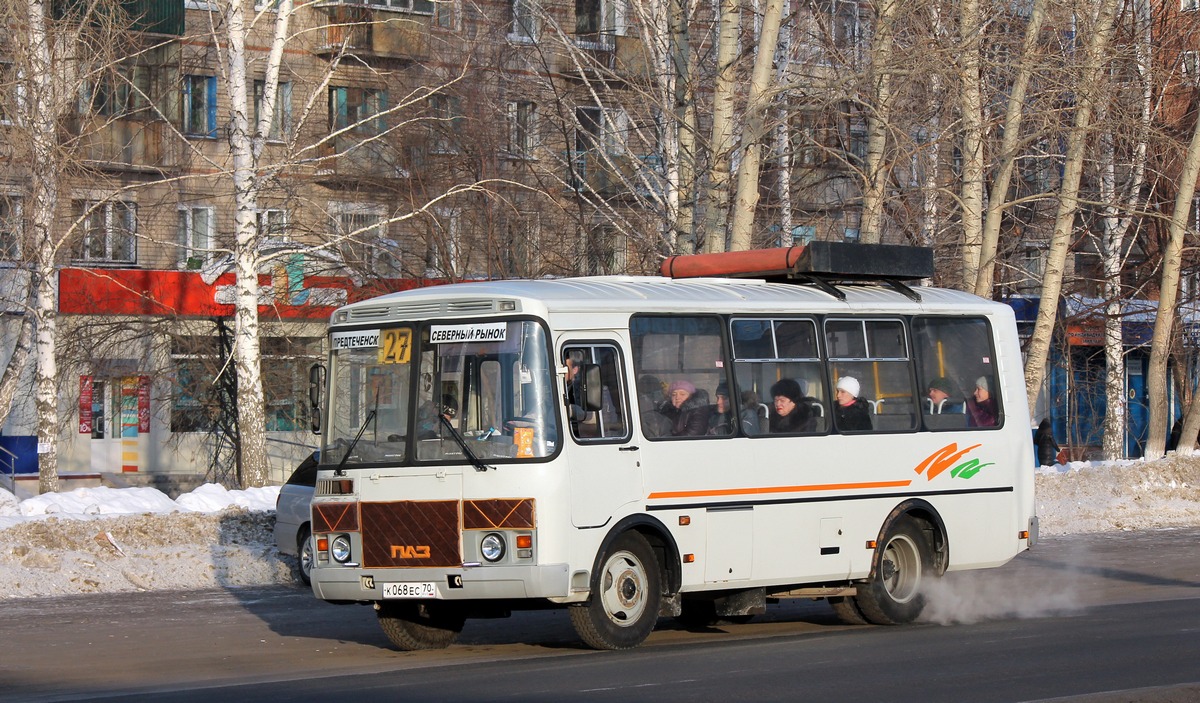 Tomsk region, PAZ-32054 # К 068 ЕС 70