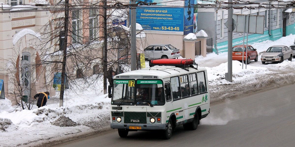 Tomsk region, PAZ-32053 # АС 116 70