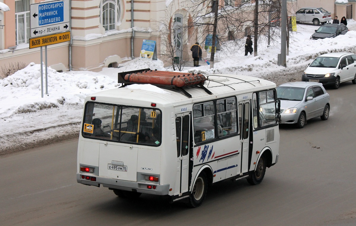 Томская область, ПАЗ-32054 № Е 495 УМ 70