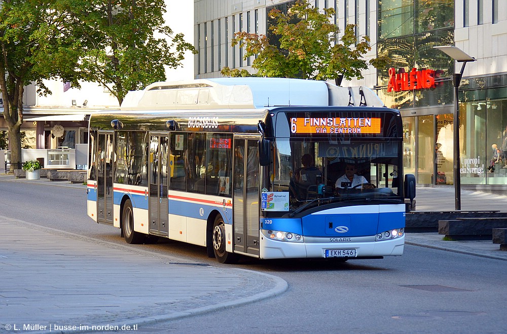 Швеция, Solaris Urbino III 12 CNG № 320